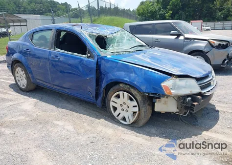 2014 Dodge Avenger Se from USA, damaged, VIN 1C3CDZAB3EN131525